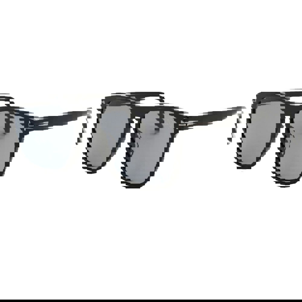 Tom Ford Smoke Polarized Lens Shiny Black Sunglasses One Size