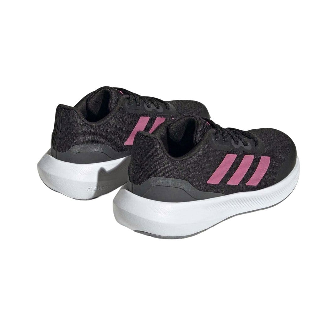Adidas Kids Runfalcon 3.0 Lace Up Trainers - Black / Pink