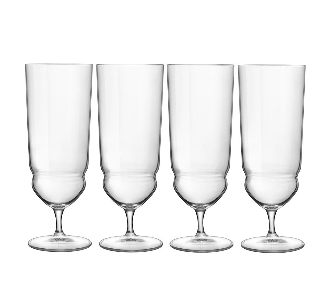 Luigi Bormioli Backdoor '20s Tequila Sunrise Glasses, 420ml x 4