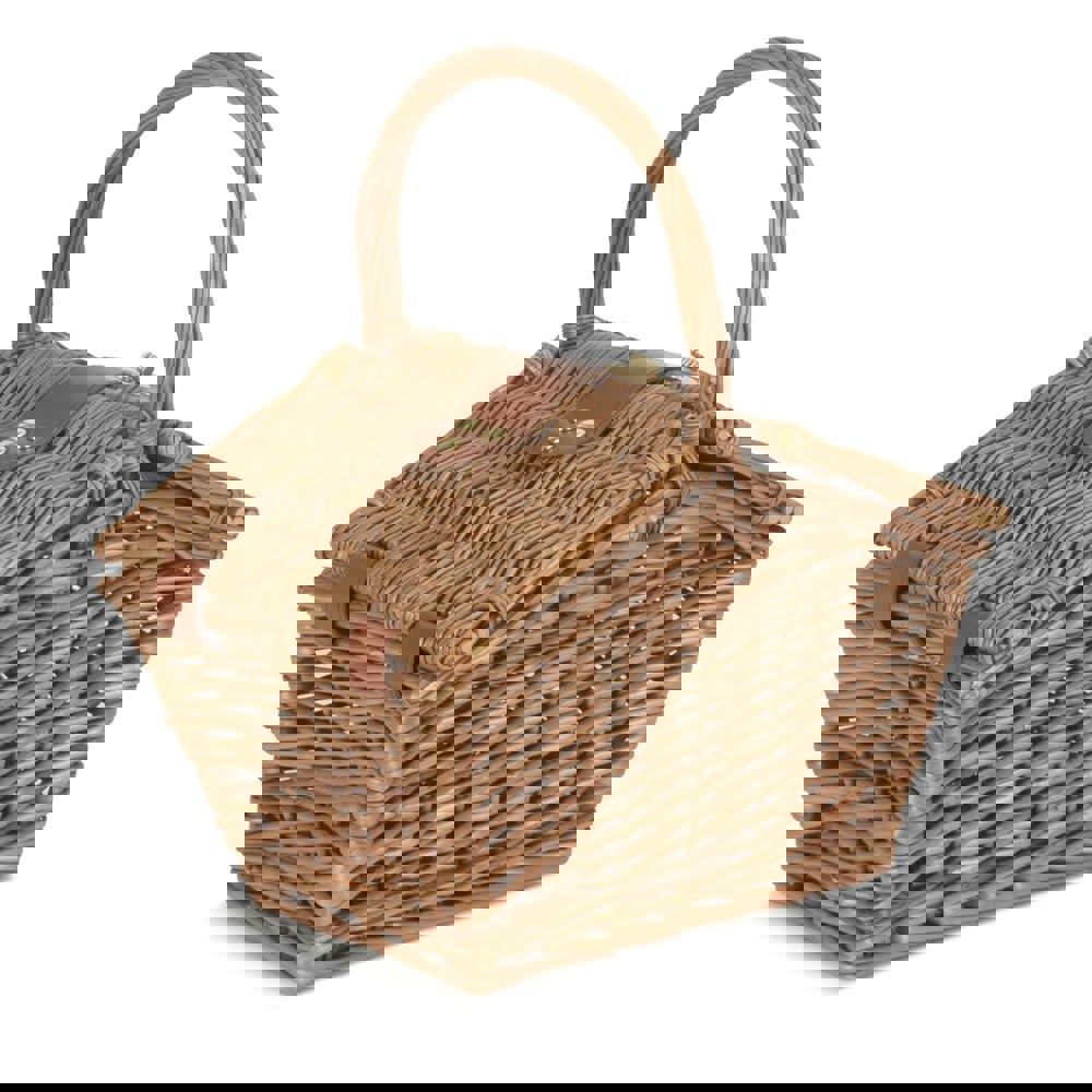 Wicker Picnic Baket with Lining