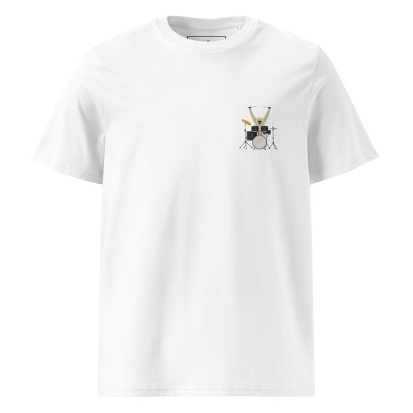 ANCHOR & CREW The Drum Monkey Organic Cotton Embroidered T-Shirt