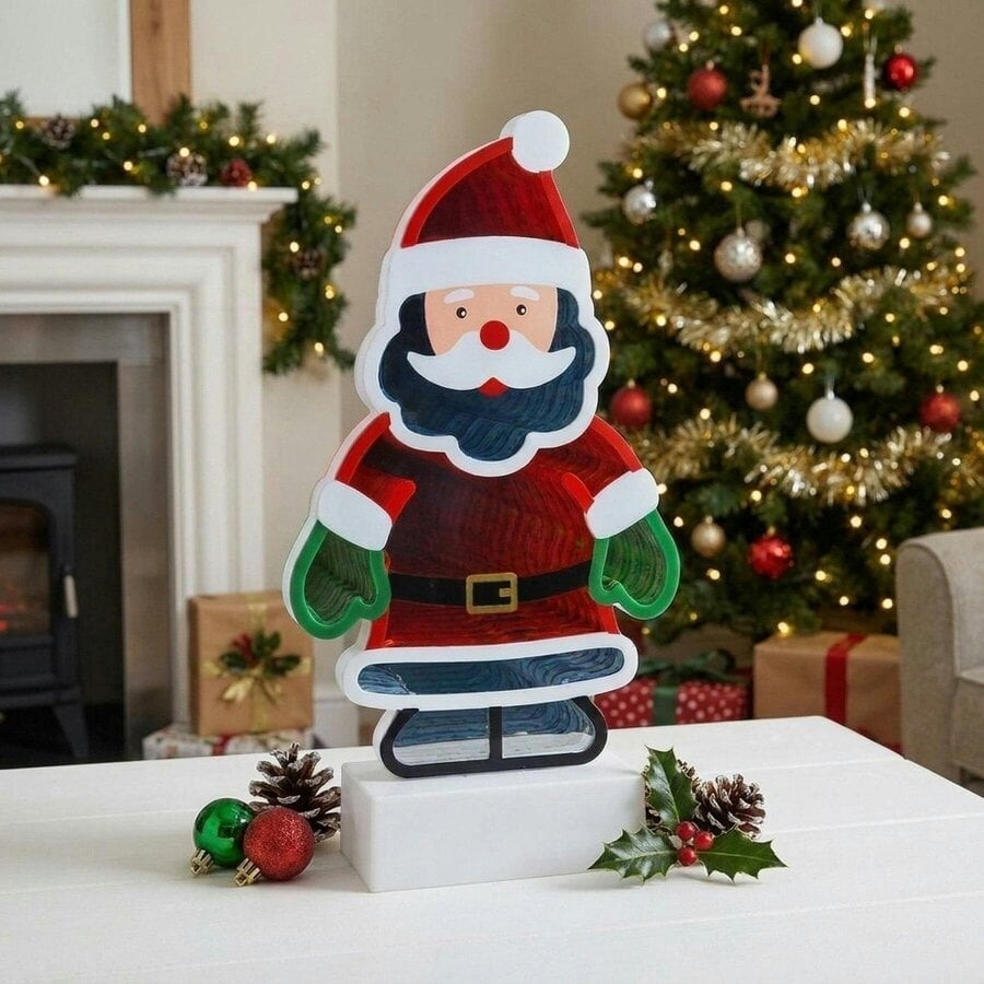 Garden Greatness Discover Festive Santa Infinity Light - V2
