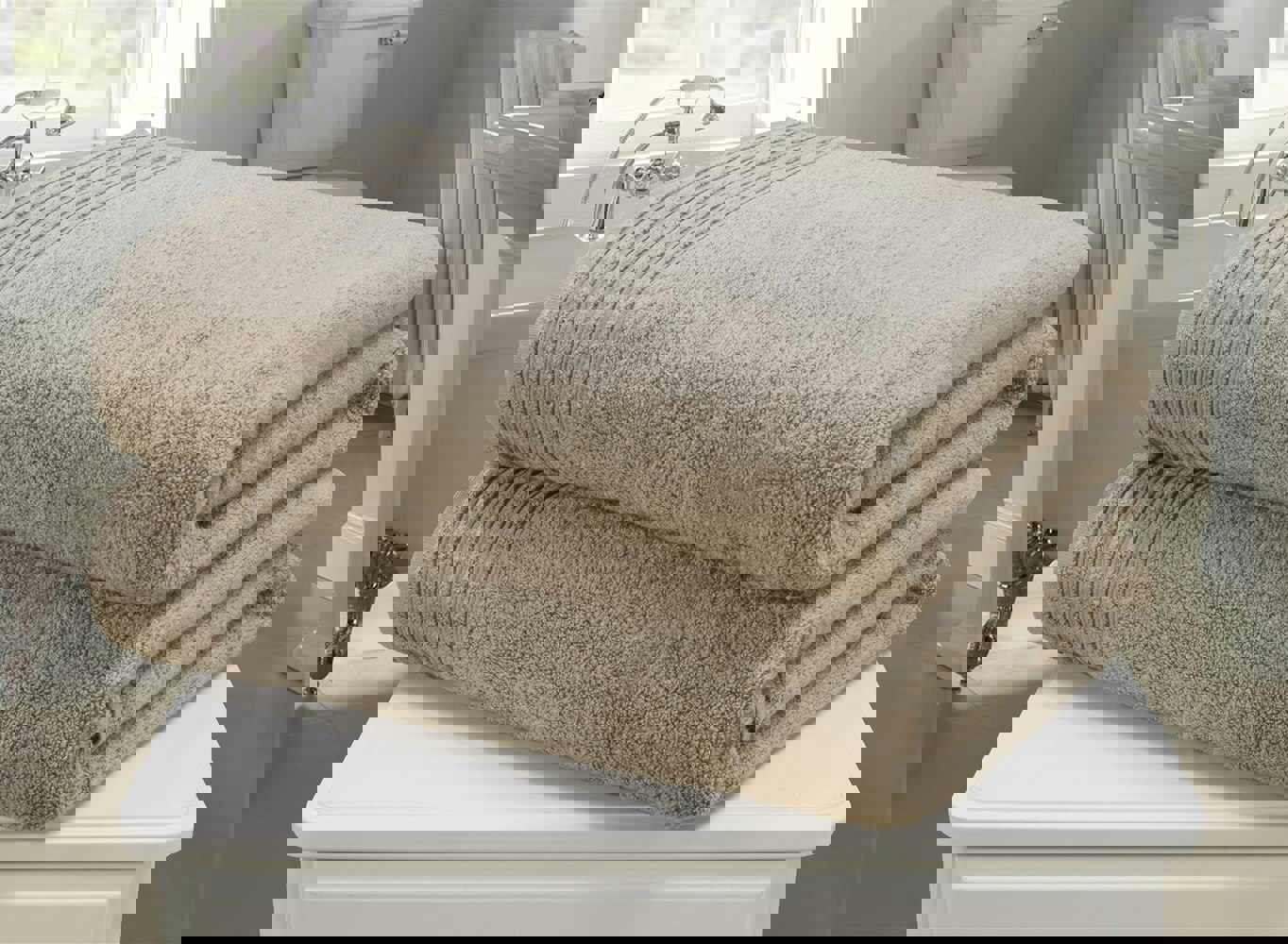 HomeSpace Direct Zero Twist Egyptian Cotton 2pc Towel Bales