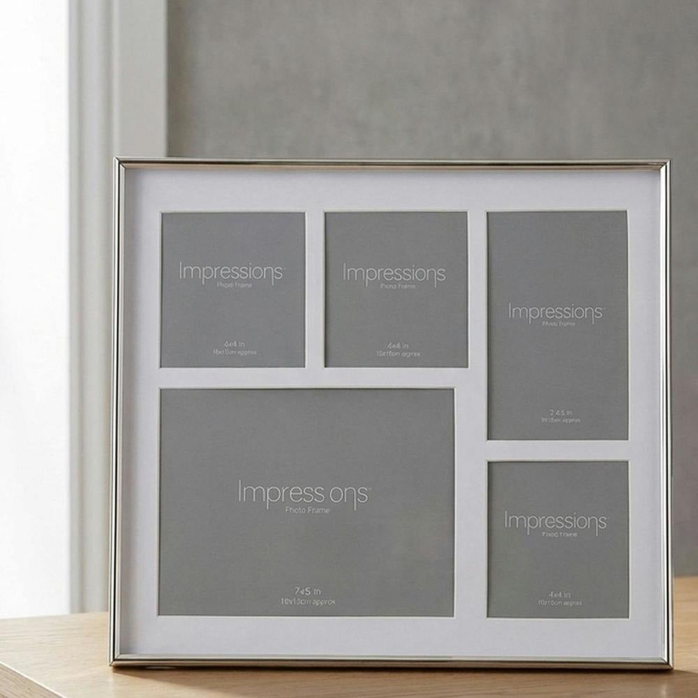 Garden Greatness Multi Aperture Silver Plated Photo Frame