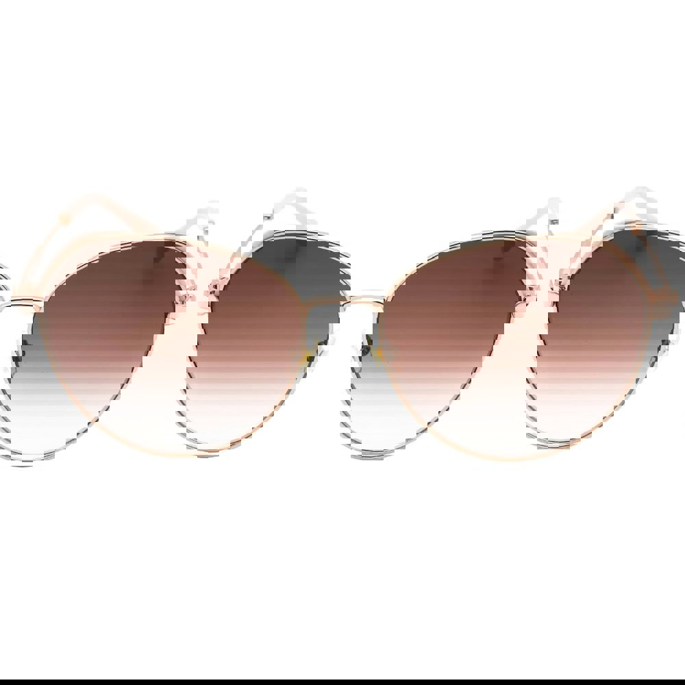 Kate Spade Octavia/G/S 0Au2 Ha Red Gold/Brown Sf Sunglasses Female One Size