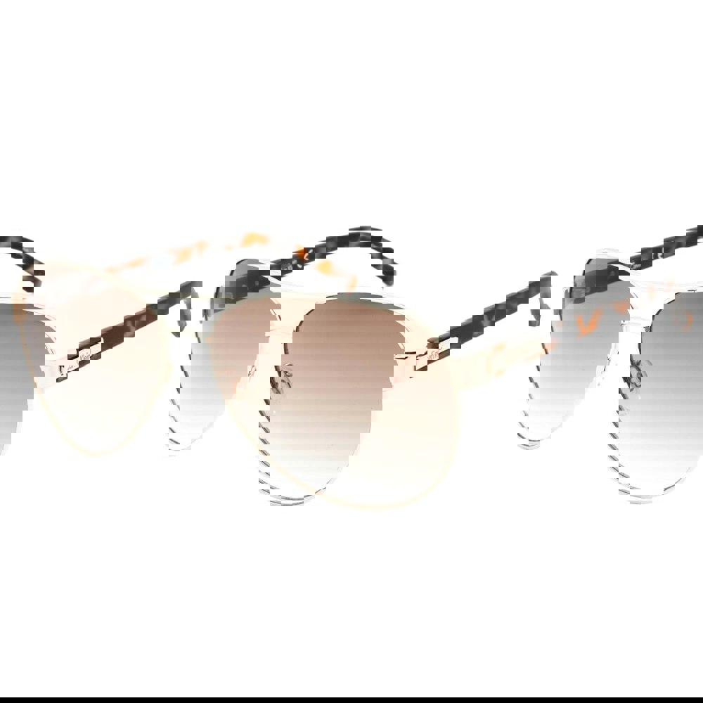 Calvin Klein Brown Gradient Gold Sunglasses