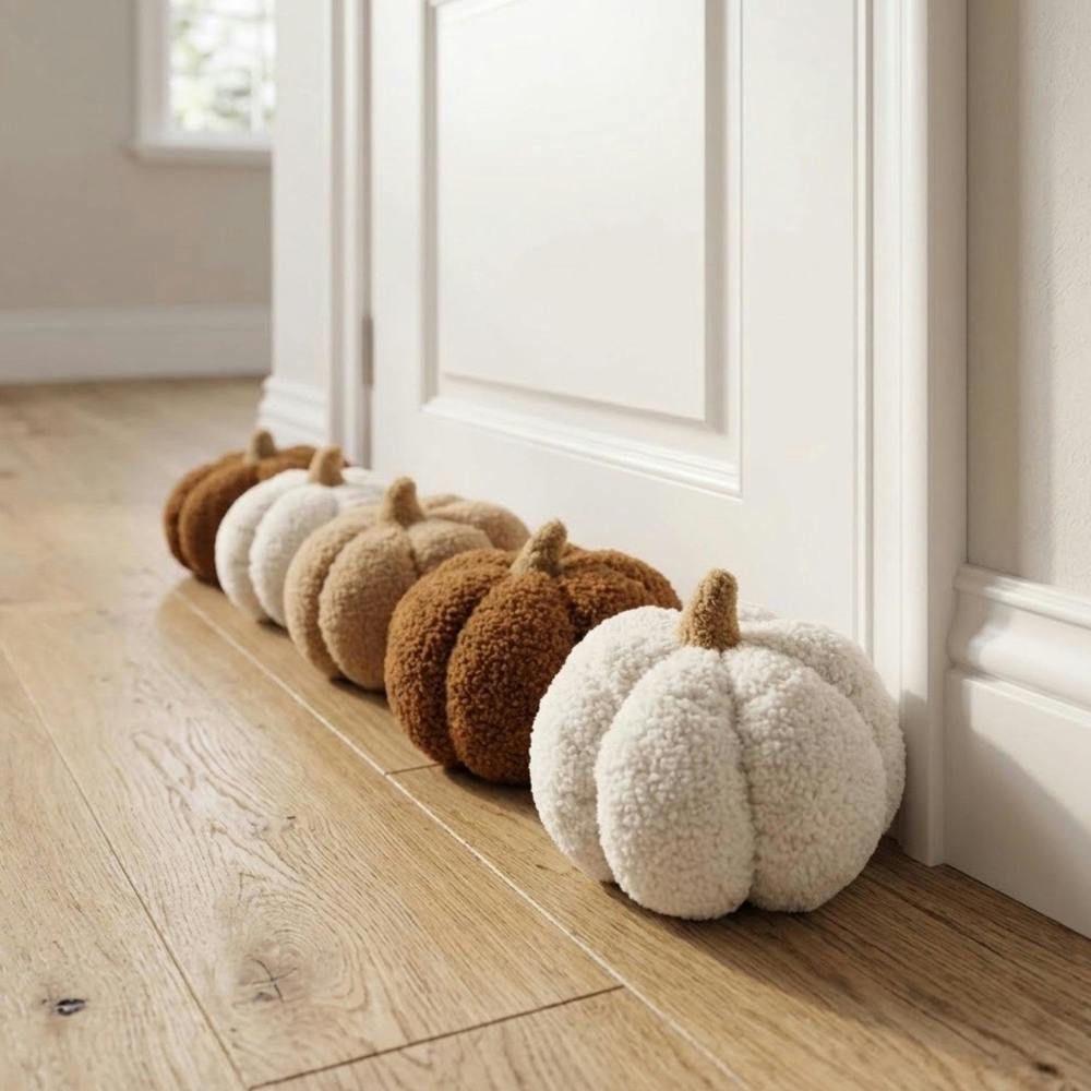 Garden Greatness Extra Long Autumn Pumpkin Draft Excluder