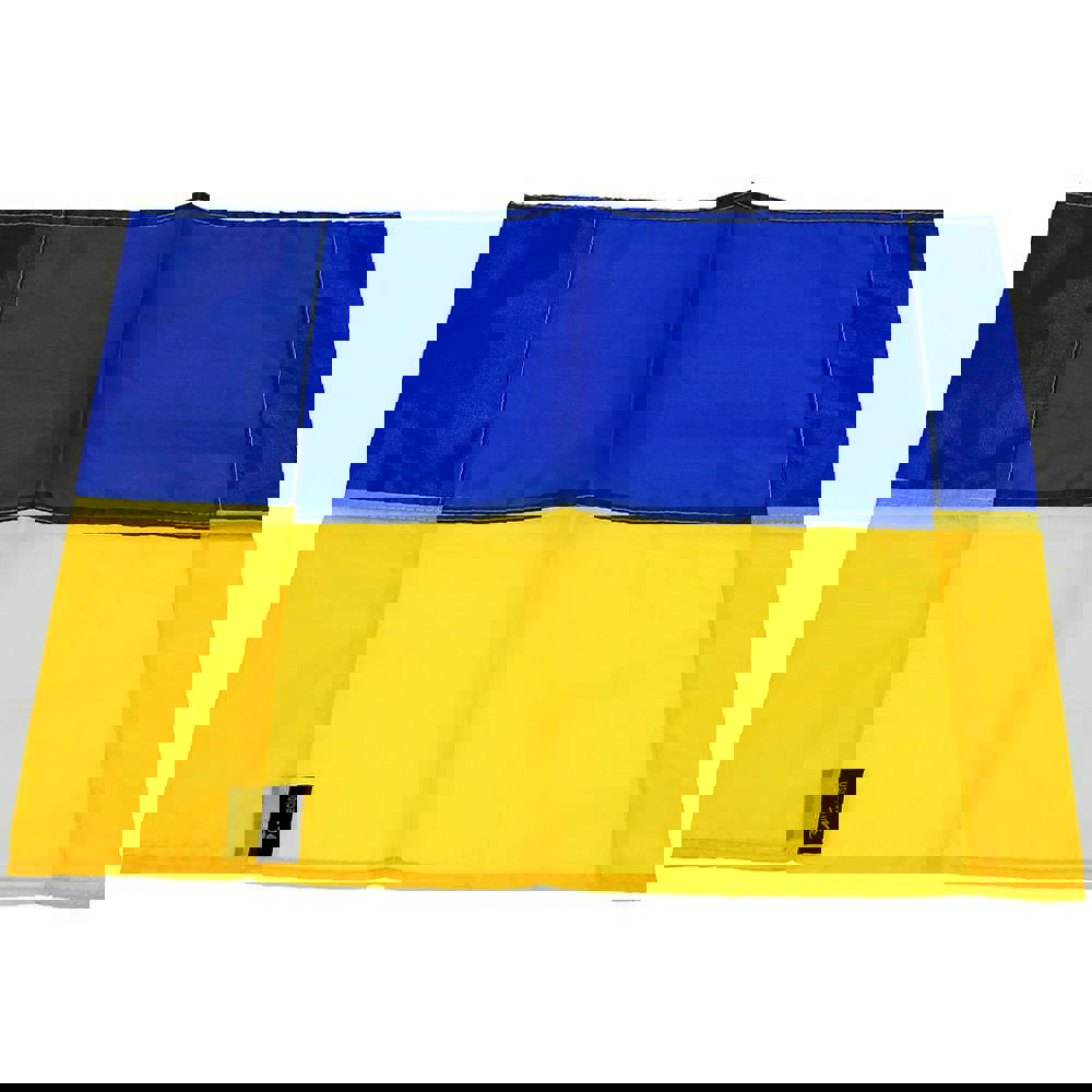 Single All Weather Football Corner Flag - YELLOW & ROYAL BLUE Outdoor Polyester