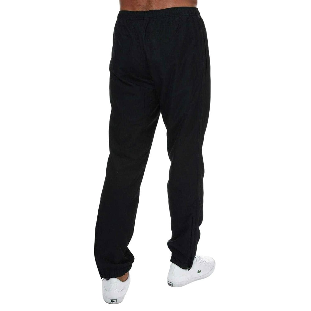 Lacoste Mens Tape Logo Jogging Bottoms - Black