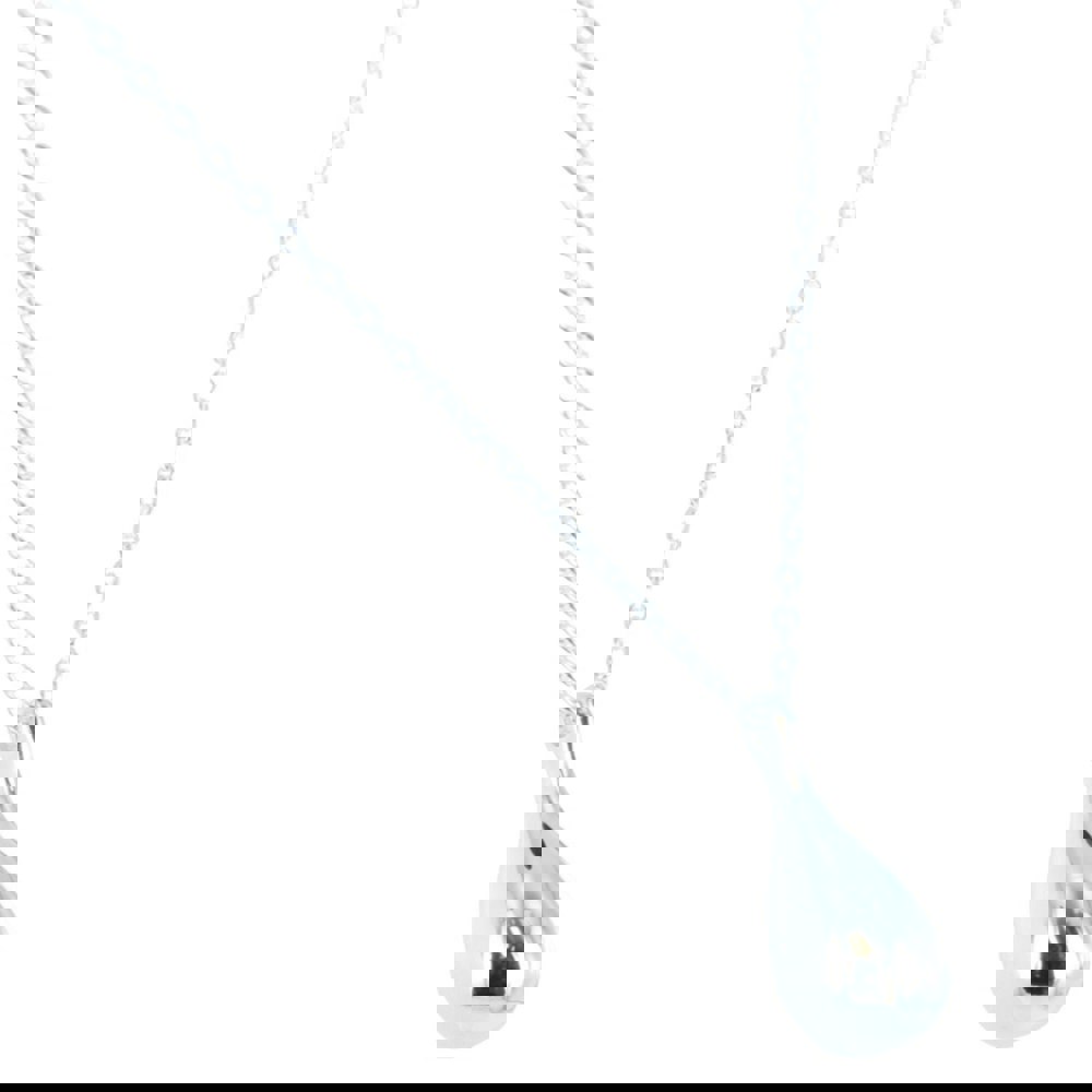 Sterling Silver Tear Drop Necklace - Reeves & Reeves