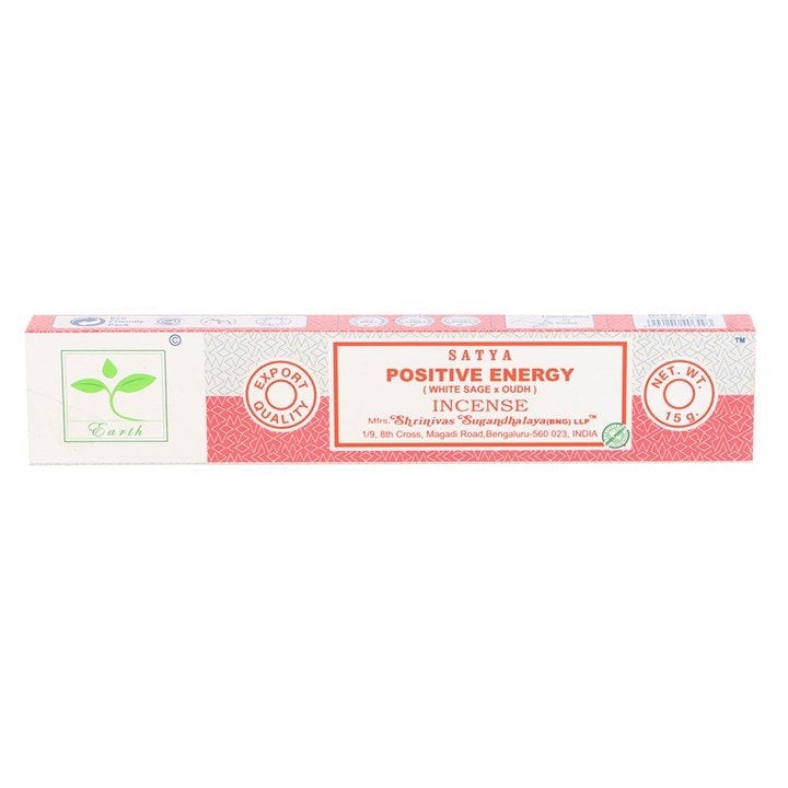 Serano 6 Packs of Positive Energy Earth Incense by Satya