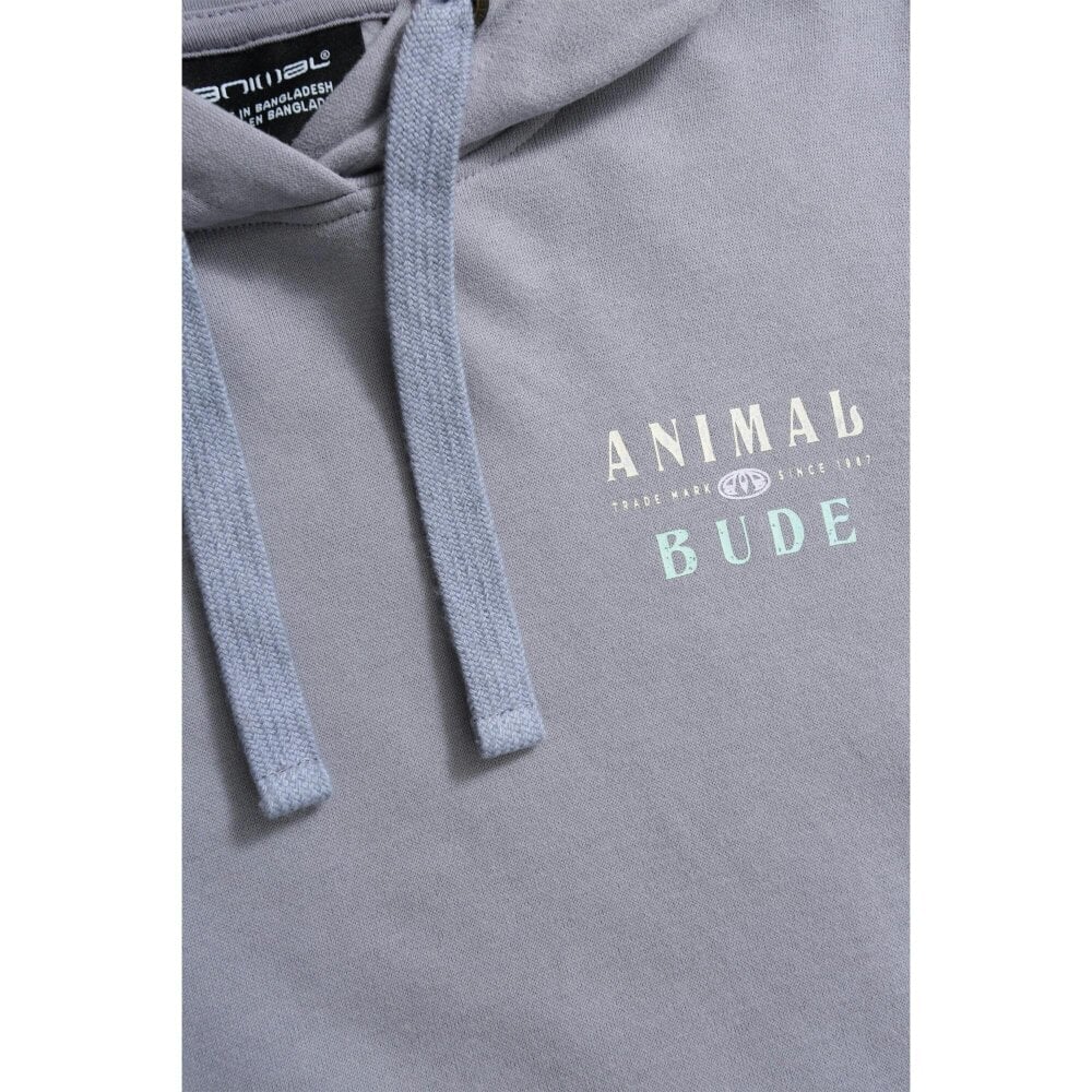 Animal Womens Maya Bude Graphic Print Relaxed Fit Hoodie - Blue