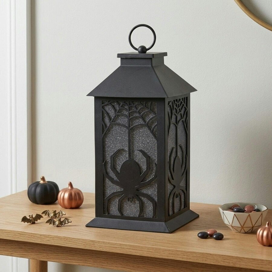 Garden Greatness Shadow Spooky LED Spider Lantern