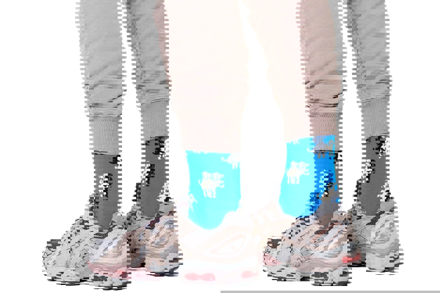 Happy Socks - Doggy Style Socks, Blue - Boxers - and - Briefs.net