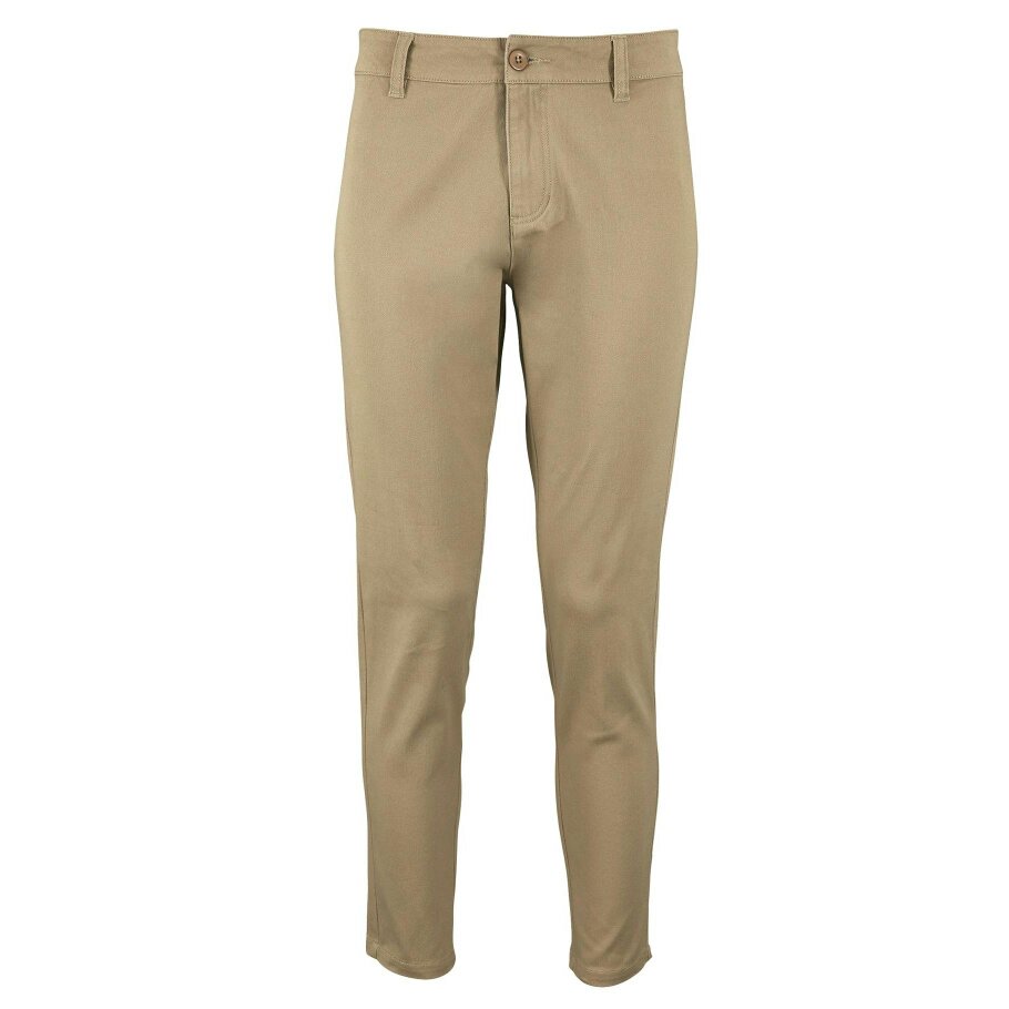 SOLS Womens/Ladies Jules Chino Trousers - Chestnut - Chestnut - 98% Cotton/2% Elastane