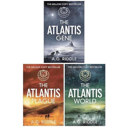 The Atlantis Trilogy 3 Books Set (The Atlantis Gene, The Atlantis Plague and The Atlantis World)