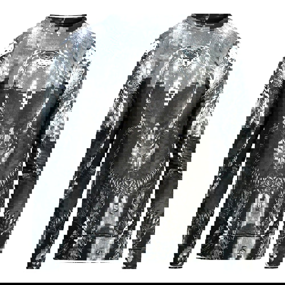 Marcelo Burlon Graphic Motif Jumper - Black