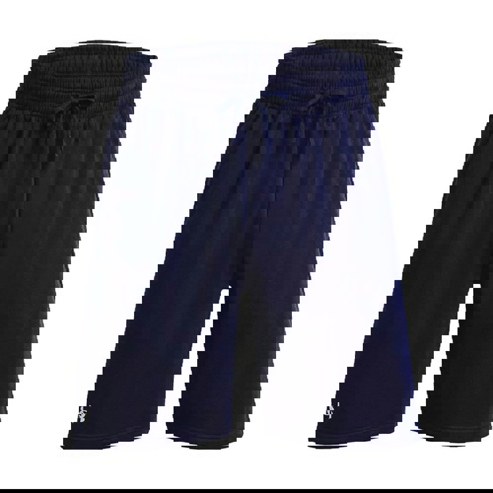 Under Armour Mens Rival Fleece Shorts - Midnight Navy/White