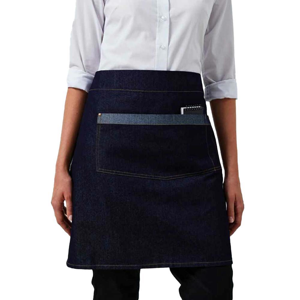 Premier Unisex Adult Domain Waist Apron - Indigo Denim
