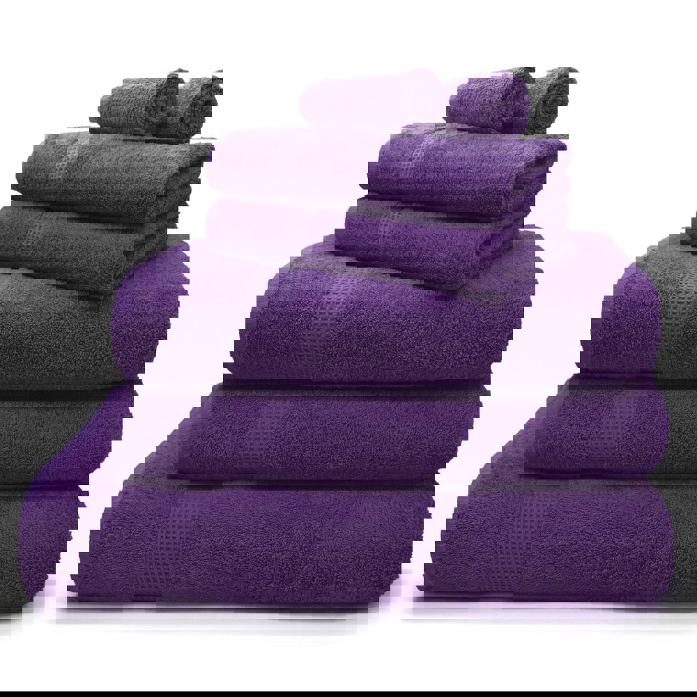Velosso Luxury Egyptian Cotton Towels 550gsm Purple