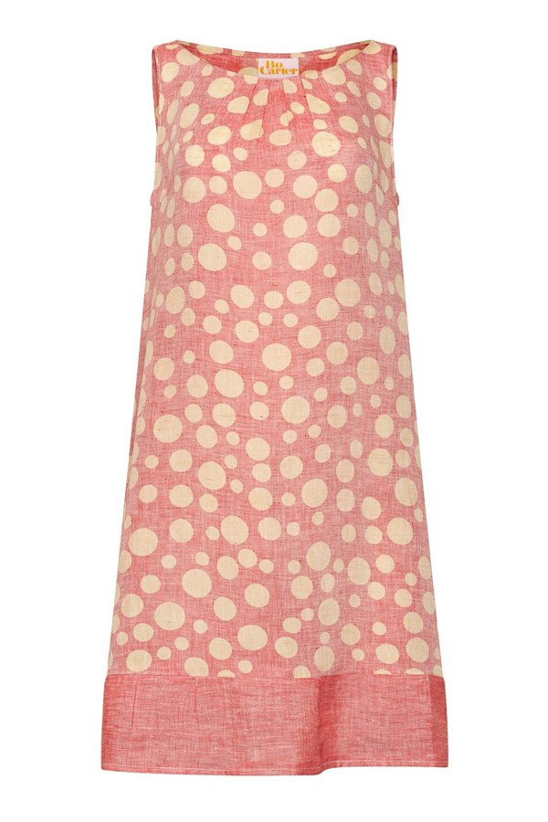 Bo Carter Linen Arabella Dress - Rose