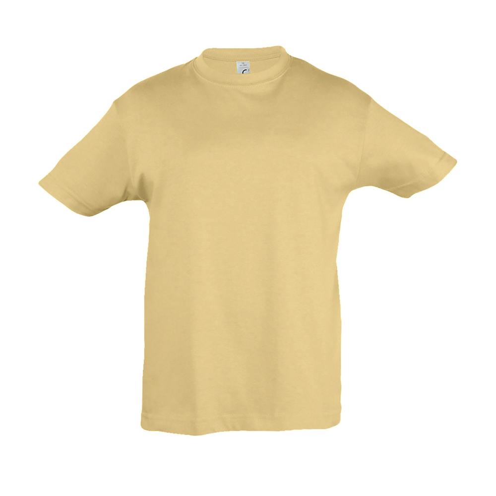 SOLS Kids Regent Short Sleeve T-Shirt - Sand - Sand - 100% Cotton