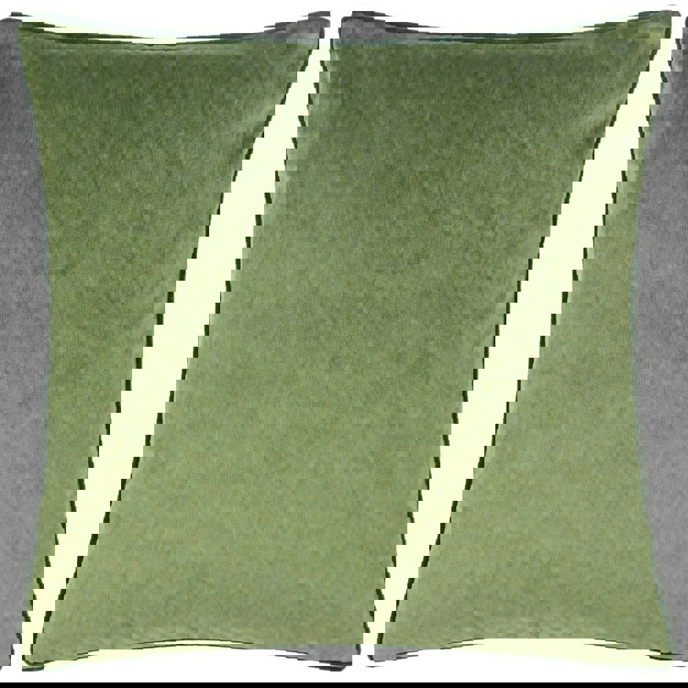 Paoletti Torto Velvet Rectangular Cushion Cover - Moss/Emerald