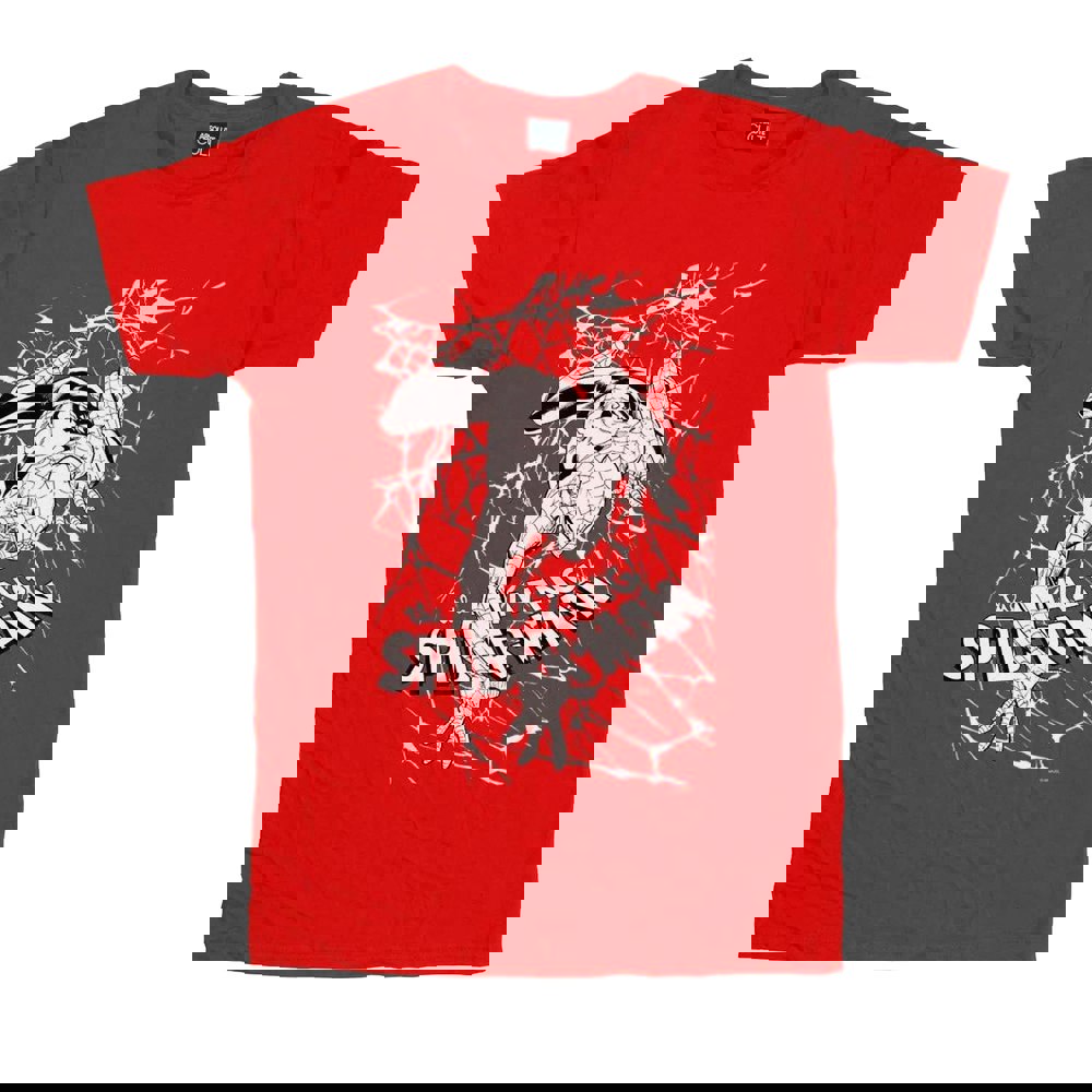 Marvel Boys Spider-Man Web Crawler T-Shirt - Red
