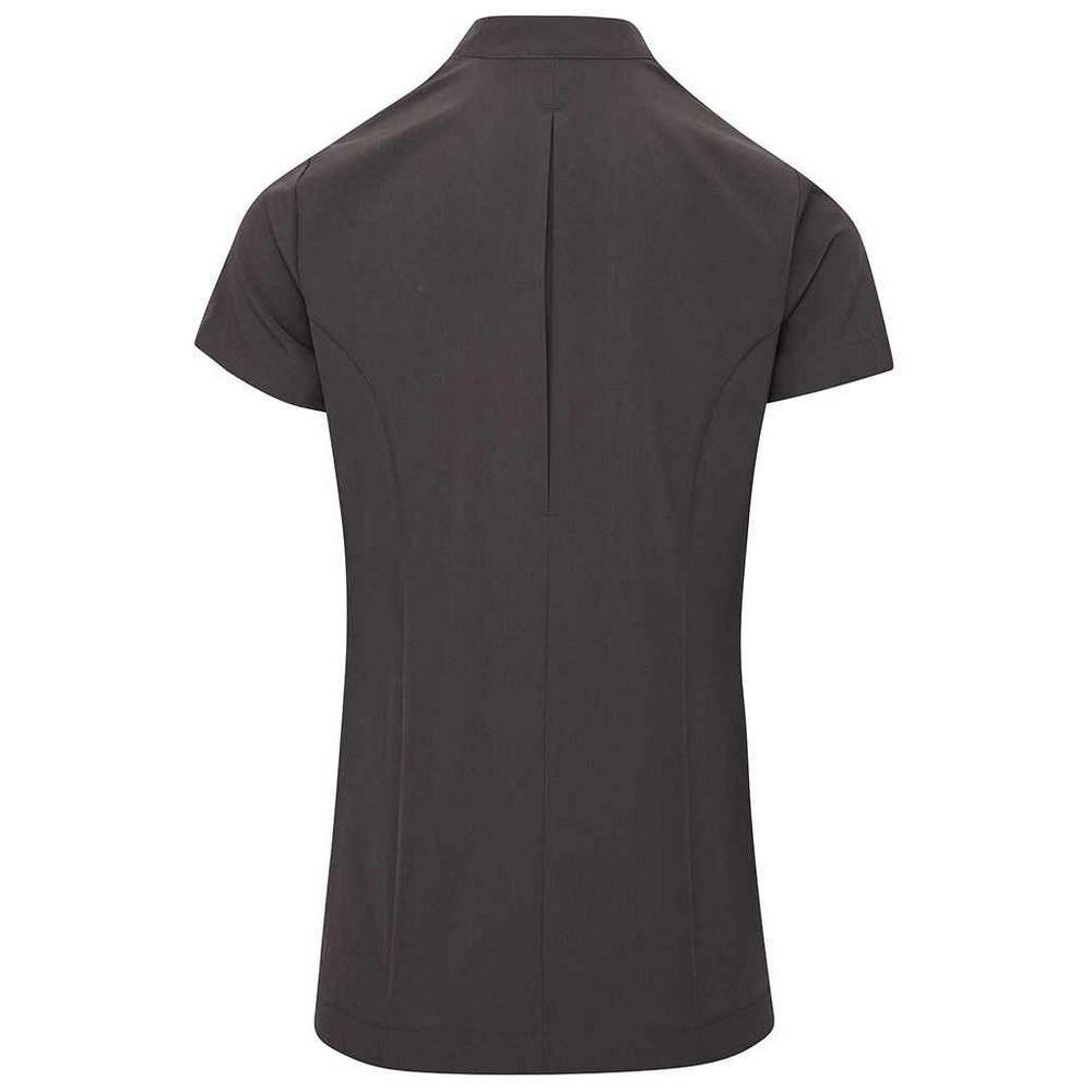 Premier Womens/Ladies Blossom Short Sleeve Tunic - Dark Grey