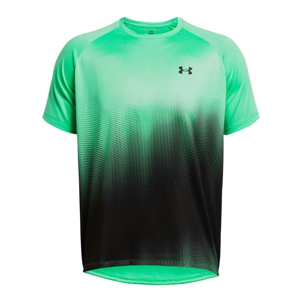 Under Armour Mens Tech Fade Short-Sleeved T-Shirt - Green