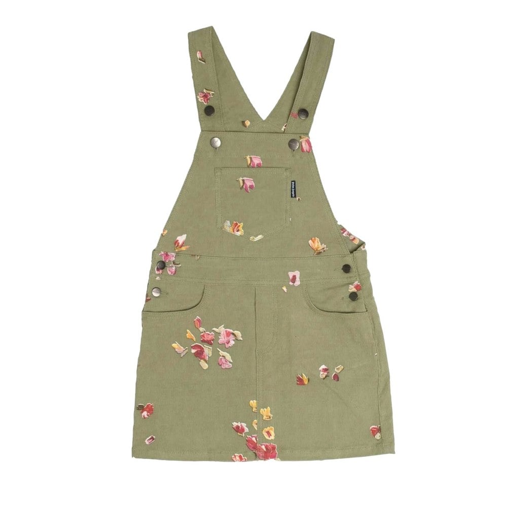 Palm Angels Girls All-Over Print Salopettes - Green