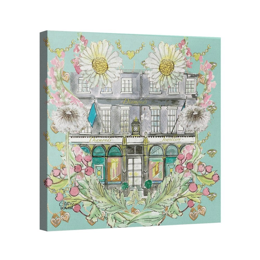 Claire Louise Tiffany In Full Bloom Canvas Print