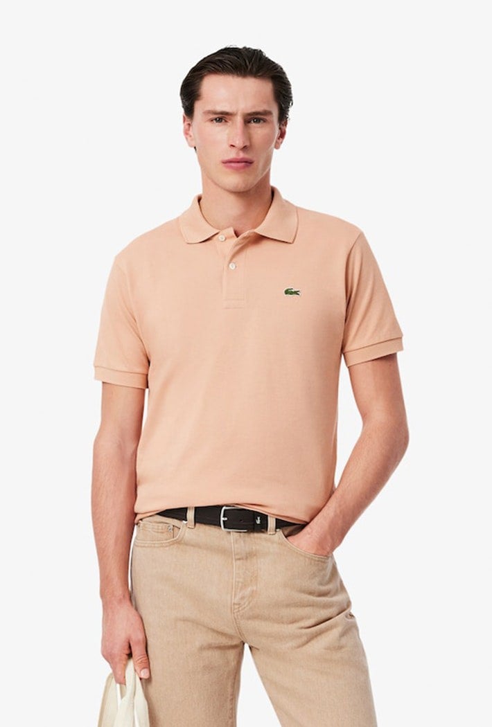 Lacoste Men's Classic Fit L.12.12 Original Polo Shirt - Pink