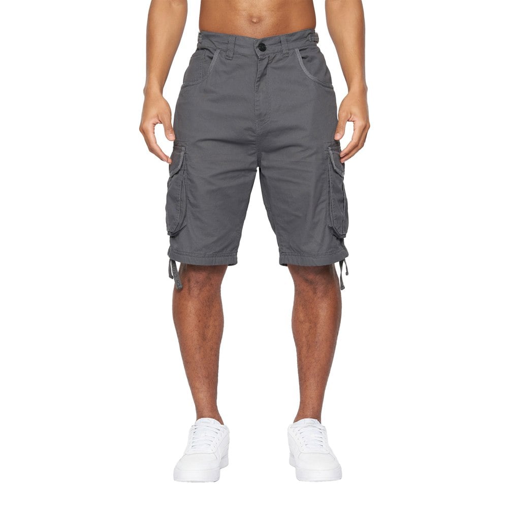 Crosshatch Mens Jamstar Cargo Shorts - Charcoal