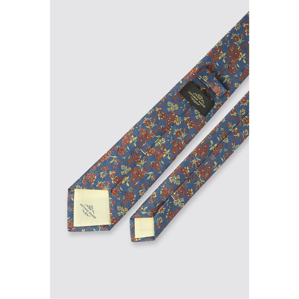 Antique Rogue Navy Jasmine Wedding Tie