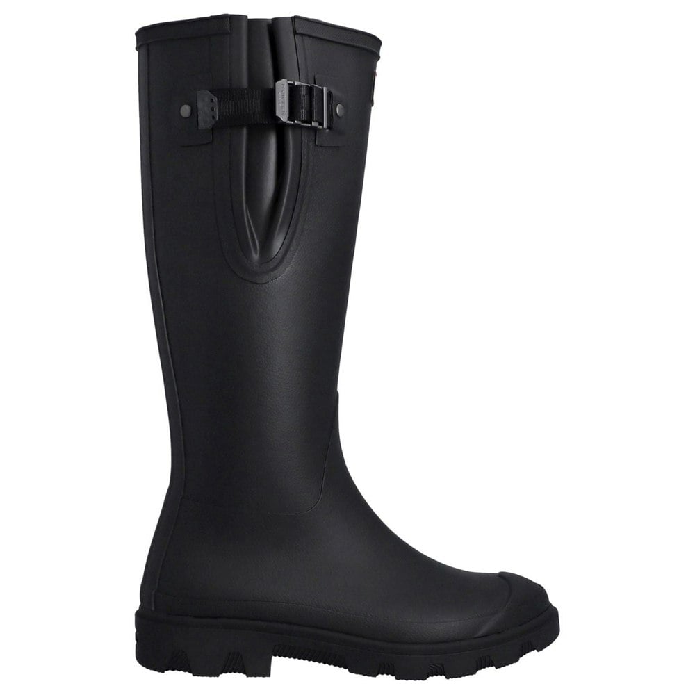 Hunter Downpour Rubber Wellington Boots - Black