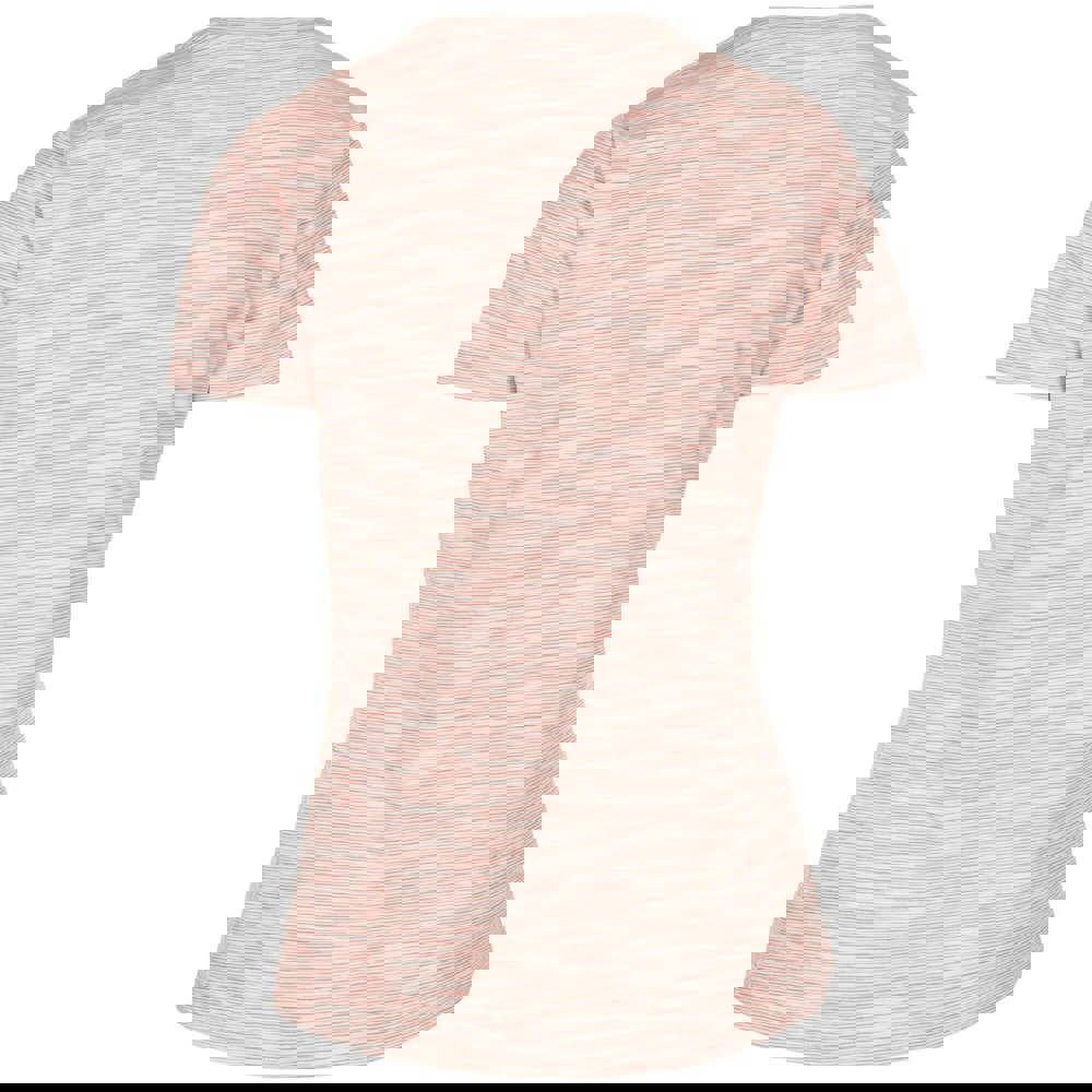 Trespass Womens Elkie Stripe DLX Top - Pale Blush