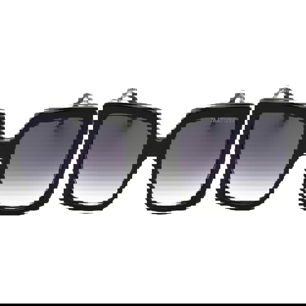 Marc Jacobs Grey Lens Black Square Sunglasses One Size