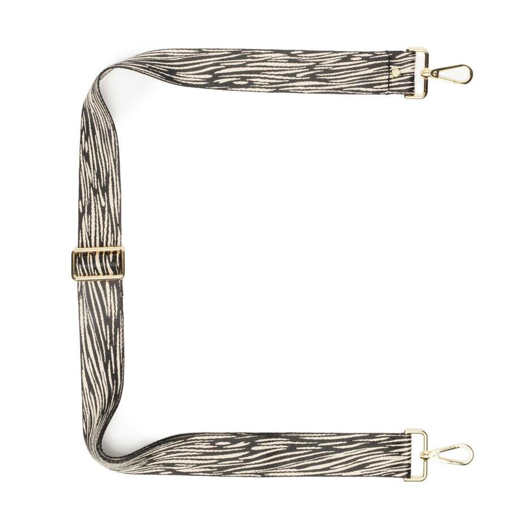 Elie Beaumont Crossbody strap - Zebra Luxe