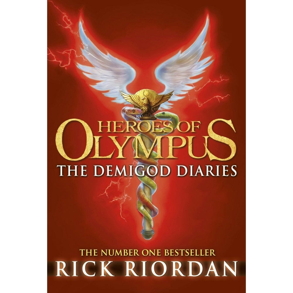 Disney Hyperion The Heroes Of Olympus The Demigod Diaries by Rick Riordan (RED COVER)