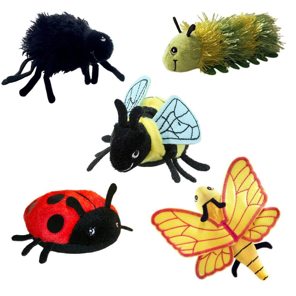 The Puppet Company Mini Beasts Set of 5 - Finger Puppets