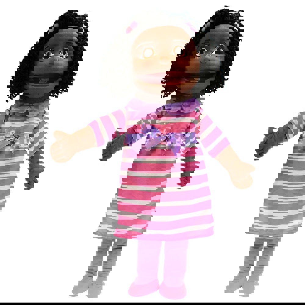The Puppet Company People Puppet Buddies: Medium Girl (Pink Outfit)