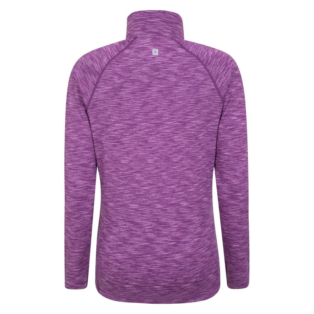 Mountain Warehouse Womens/Ladies Bend & Stretch Half Zip Midlayer - Berry