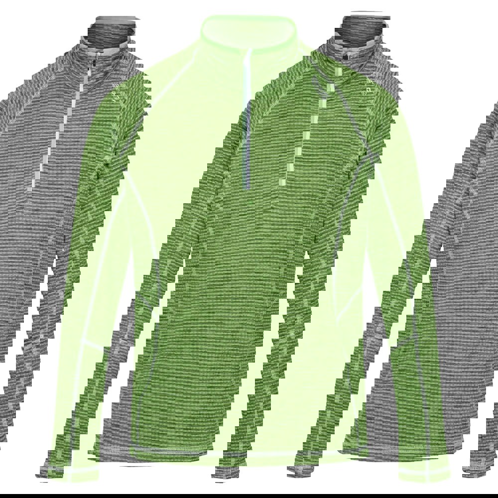 Regatta Mens Yonder Quick Dry Moisture Wicking Half Zip Fleece Jacket - Jasmine Green