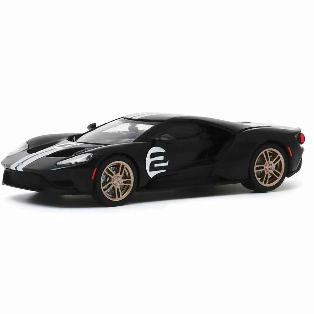 MCSlots 2017 Ford GT 1966 Heritage Edition No.2 1:43 Scale Greenlight 86178