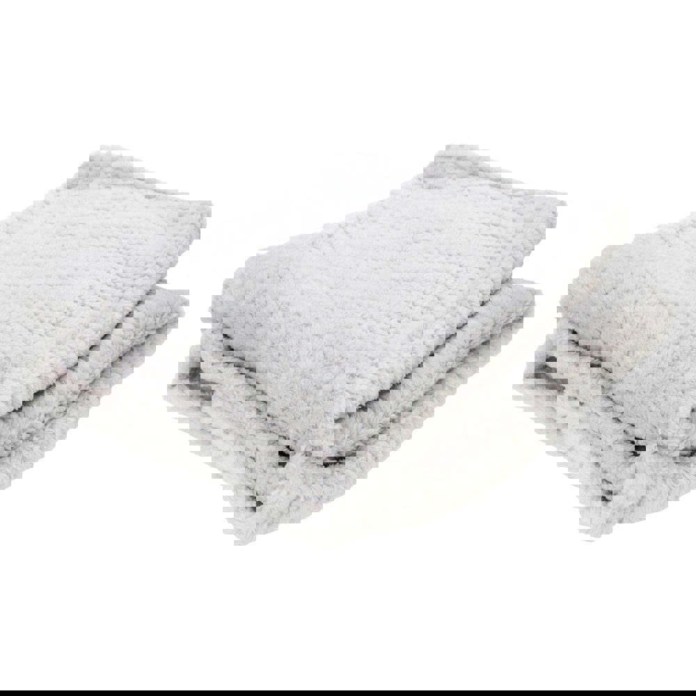 Universal Textiles Baby Boys/Girls Supersoft Waffle Textured Blanket - Grey
