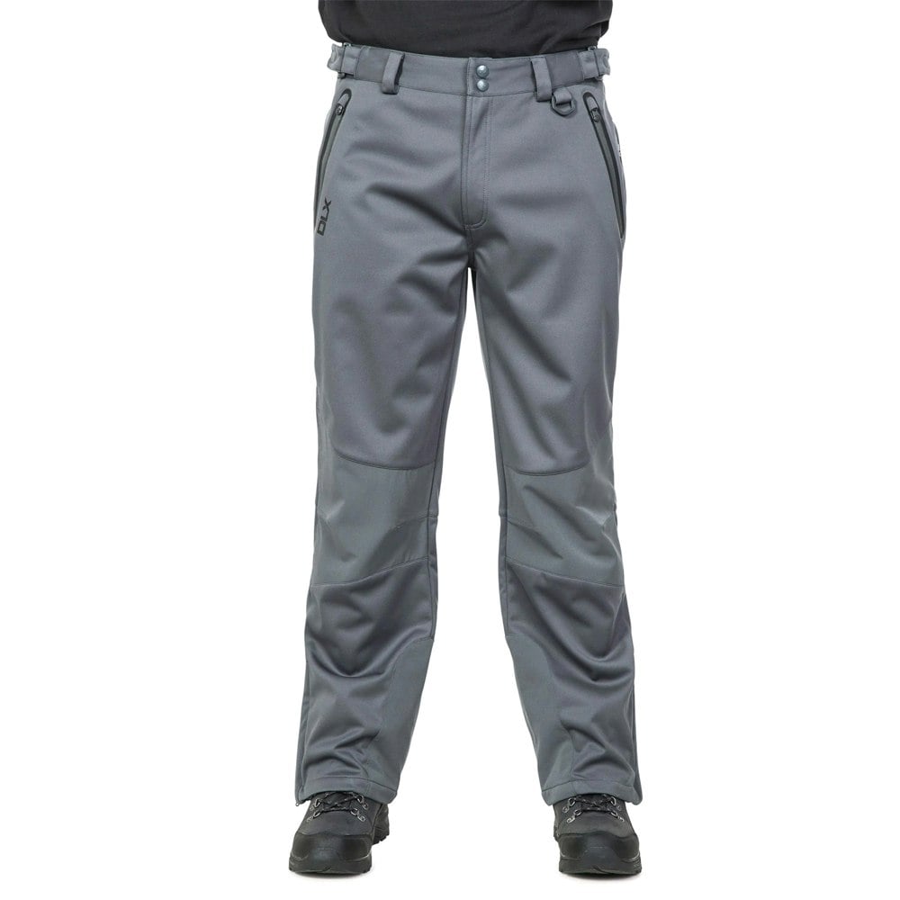 Trespass Mens Holloway Waterproof DLX Trousers - Carbon
