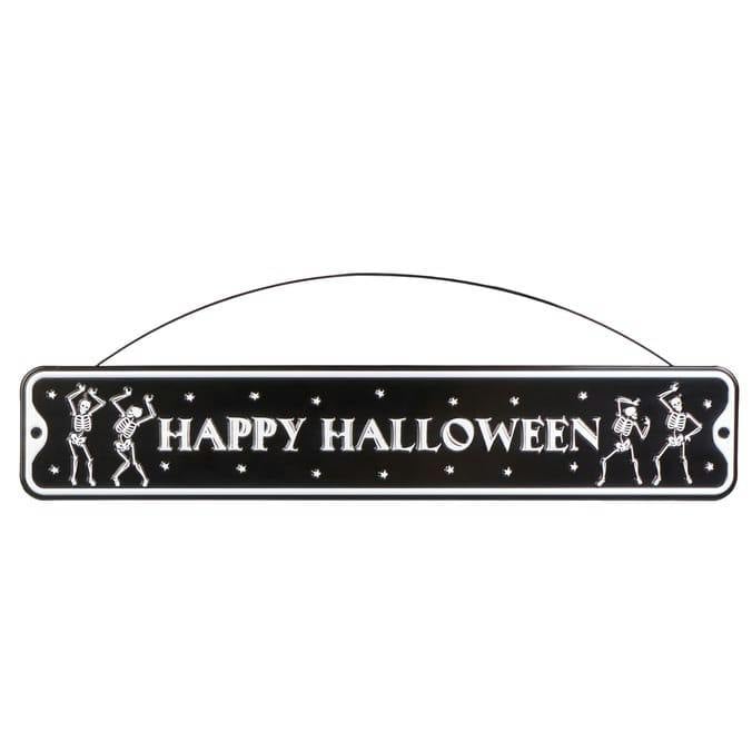 Happy Halloween Haunted Street Sign