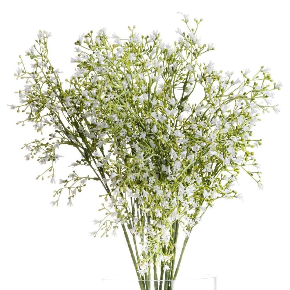 Wyld Haus Set of 3 Artificial Flowers White Gypsophila Sprays