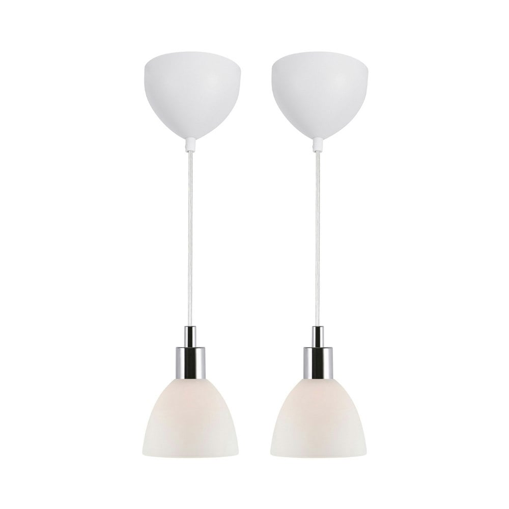 Nordlux Ray 2-Kit | Ceiling pendant | Chrome